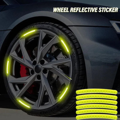 Car Wheel Hub Reflective Sticker