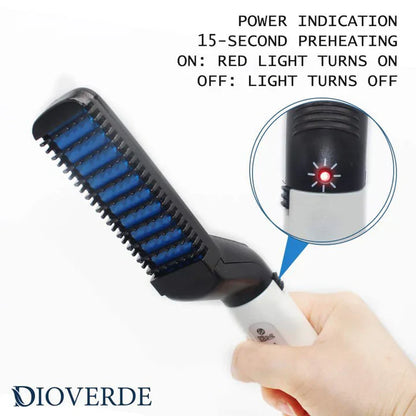 Hair Straightener For Men Multifunctional Comb Curling Electric Brush Beard Comb